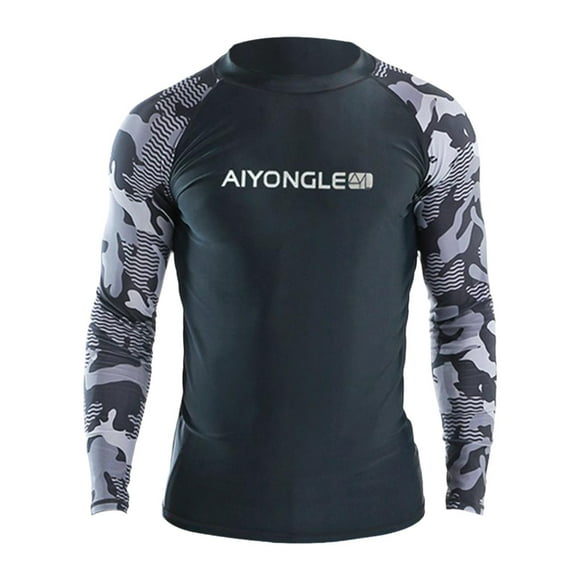 lionlar Mens Swim Shirt Comfortable Fit Surfing Suit for Sailing Diving Water Sports L