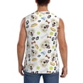 thumbnail image 4 of Fotbe Men's Labrador Retriever Dog Print Men's Sleeveless Muscle Tank Tops Casual T-Shirts for Gym Workout Beach-Large, 4 of 8