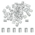 thumbnail image 1 of 50Pcs 1/16" Aluminum Crimping Loop Sleeve for Wire Rope and Cable, Round, 1 of 6