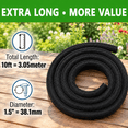 Cable Sleeve Split-sleeving 10ft-1.5inch Cord Management Wire Protector ...
