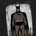 thumbnail image 2 of Batman: Caped Crusader Cartoon Stance Women's T Shirt, Black, X-Large, 2 of 5
