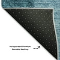 thumbnail image 3 of Addison Rugs Mayfield Washable Transitional Ombre Teal Rectangle Rug, 10' x 14', 3 of 6