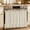 Beige, variant on Oven Skirt Curtain for Kitchen 21.5x30 Inch, Simple Stripes Oven Curtain with 8 Ribbon Ties & Ruffle Trim, Stove Skirt Curtain Dishwasher for Cabinets Over Sinks Modern Minimalist Lines Art Red
