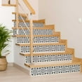 thumbnail image 4 of Mi Alma Floral Black White Tile Stickers - Removable Vinyl 4x4, 24 pcs, 4 of 10
