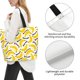 thumbnail image 3 of Balery Banana Fruit Bolsa Tote Estilo Estético con Cremalleras, Bolsa de Hombro, Bolsa de Compras Grande y Plegable, 3 of 8