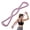 Purple, variant on Blue Extra-Long Figure-8 Resistance Band with Handles — Silicone Fitness Band for Arm, Back, and Shoulder Training, Yoga, Pilates, and Home Fitness (1 Piece)