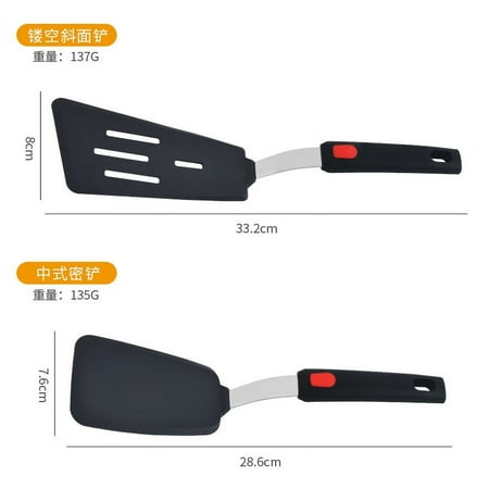 

2pcs Cooking Utensil Slotted Spatula Silicone Utensils Set Kitchen Gadgets for Cookware