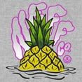 thumbnail image 2 of Men's NEFF Pineapple Logo Graphic Tee Athletic Heather X Large, 2 of 5