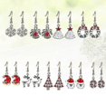 thumbnail image 3 of 9 pares de pendientes navideños, 3 of 3