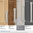 thumbnail image 3 of Amerock Farewind 5-1/16 inch (128mm) Center-to-Center Satin Nickel Cabinet Pull, 3 of 6