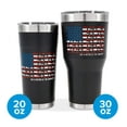thumbnail image 6 of Camco 53065 Life is Better at the Campsite Stainless Steel Insulated Twist Top Tumbler - Charcoal, 20 oz. - Features Superior Ice/Heat Retention - U.S. Flag Print Made of Mini RVs, 6 of 6