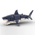 thumbnail image 2 of Megalodon Building Blocks Set | Realistic Shark Model with Articulated Jaw & Fins | DIY Assembly Brick Toy | Compatible with Major Brands | Gift for Ocean & Animal Enthusiasts, 2 of 5