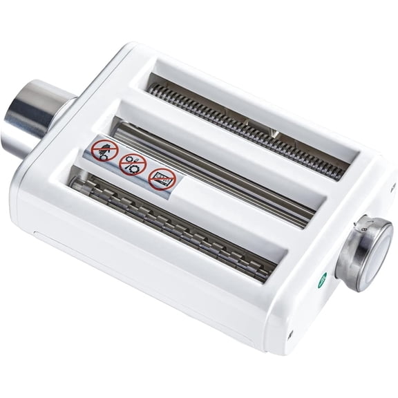 3-IN-1 Pasta Roller & Cutter Attachment for Stand Mixer M5M5C, Stainless Steel, Included Pasta Sheet Roller, Spaghetti Cutter, Fettuccine Cutter