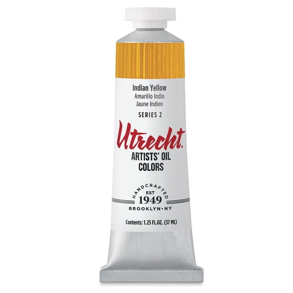 Utrecht Artists' Oil Paint - Indian Yellow, 37 ml tube