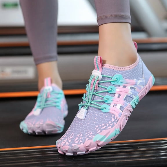 Women's Barefoot Water Shoes, Quick-Dry Breathable Hiking Beach Swim Footwear for Summer