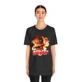 thumbnail image 2 of Krampus movie - Burning gingerbread man shirt - Clumpy, 2 of 3