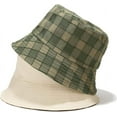 thumbnail image 6 of YooGuoGuo Reversible Plaid Bucket Hats for Men Women Outdoor Spring Summer Fishing Fisherman Sun Cap Foldable, 6 of 6