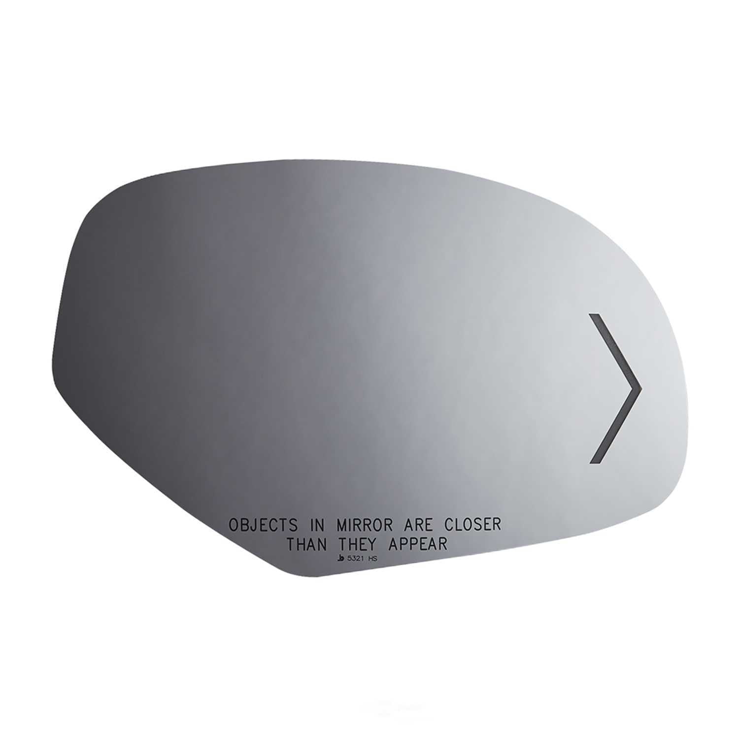 Burco Side View Mirror Replacement Glass - Clear Glass - 5321HS