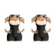 thumbnail image 1 of Entrenador de cintura posparto Qarigey correa de modelado de vientre ajustable de nailon corsé adelgazante Negro XXXL 2piezas, 1 of 6