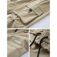 thumbnail image 4 of Mens Multi-Pockets Wide Leg Cargo Pants Fashion Streetwear Straight Trousers, 4 of 11