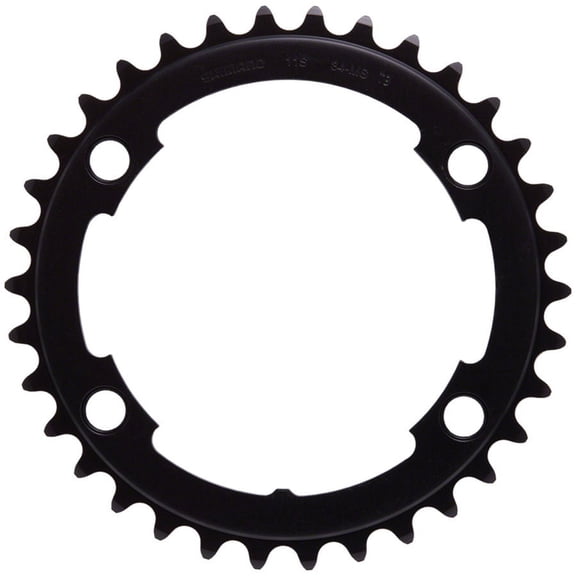 Shimano FC-RS510 Chainring - 34t, Asymmetric 110mm BCD, Black, MS