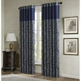 thumbnail image 1 of JLA Home INC Aubrey Jacquard Panel Pair Navy 50x84, 1 of 4