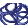 thumbnail image 2 of Inuit 24x20 Gold Ornate Wood Framed with Double Matting Museum Art Print Titled - Indigo Ellipses, 2 of 4