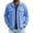 Blue C, variant on Stamzod Mens Button Down Shirt Jacket Casual Long Sleeve Shacket Lightweight Textured Untucked Shirts Pink B XL