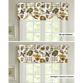 thumbnail image 4 of Ancient Egypt Window Curtain Kitchen Cabinet Coffee Tie-Up Valance Curtain Rod Pocket Short Curtain, 4 of 6
