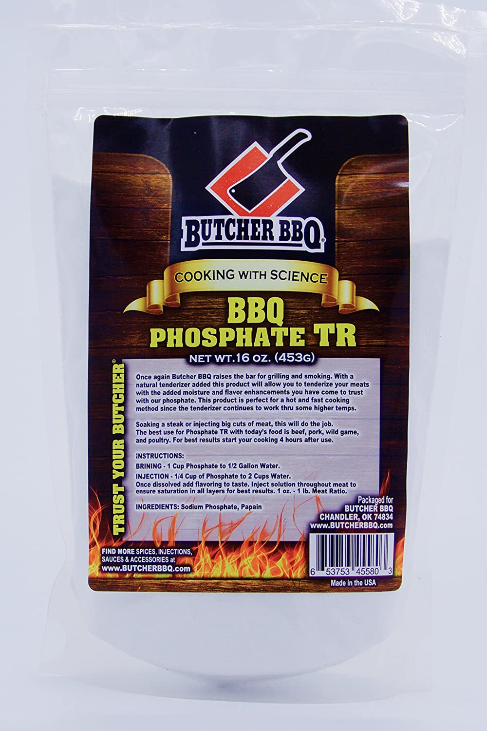 Butcher Bbq Phosphate Tr Tenderize For Hot And Fast Cooking Gluten Free Msg Free Walmart Com Walmart Com