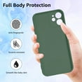thumbnail image 2 of Yeacher 5.4-inch Silicone Phone Case Full Body Protection Shockproof Cover Case with Soft -Scratch Microfiber Cloth Lining Replacement for iOS Phone 12 Mini, 2 of 6