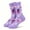 #03 Purple 【Mix, Match & Rotate: Stock Up on Daily Colors】, variant on Halloween Socks, Breathable Soft Printed Crew Socks, Skeleton Pumpkin Witch Pattern, Funny Spooky Novelty Socks, Halloween Gift for Family & | TruHer,Light pink Free Size