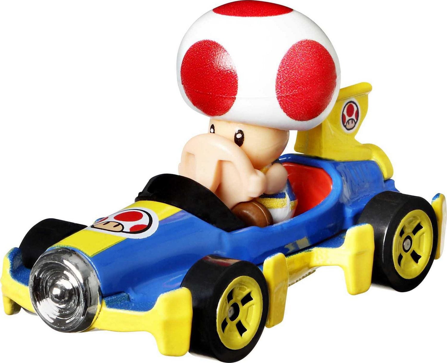 Hot Wheels Mario Kart Toad Mach 8 Vehicle