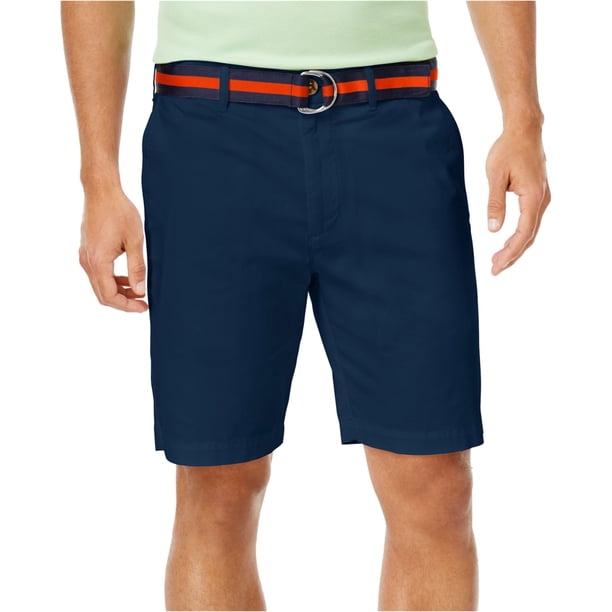 Club Room Mens Stretch Casual Chino Shorts, Azul, 40 Club Room chino