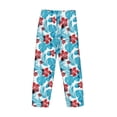 thumbnail image 3 of Lsque Hawaiian Style Print Men's Pajama Pants, Lounge Pant - Comfortable Home Wear,Elastic Waistband, Stylish Design-Small, 3 of 9