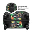 thumbnail image 4 of Fotbe Dinosaur Plays Soccer Luggage Cover Protector,Suitcase Protector,Scratch and Dirt Resistant,Fits 18-32 Inch Luggage-Large, 4 of 9