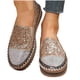 thumbnail image 4 of Amzcrzy Zapatos de mujer,Zapatos de mujer,Zapatillas de mujer, Zapatos de suela plana con diamantes de imitación para mujer, zapatos casuales de un solo pie. Sandalias Mujer Zapatillas De Casa, 4 of 9