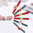 thumbnail image 5 of 12 pulseras navideñas con bofetadas, pulseras navideñas con bofetadas, pulseras a presión para regalo de fiesta infantil, 5 of 5