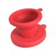 thumbnail image 4 of Gotero de café plegable para verter sobre filtro de café, cafetera de goteo de una sola taza para senderismo, mochilero, viajes, Camping y casa Rojo, 4 of 9