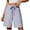 Light Blue, variant on hoksml Women Striped Drawstring Pull-On Shorts, Elastic Waist Casual Bermuda Shorts with Pockets
