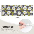 thumbnail image 5 of Darkgray Daisy Flower Green Leaves Pattern Kitchen Rug Mat,Kitchen Runner Rugs Non Skid Washable,Decorative Kitchen Floor Mats for Kitchen,Sink,Laundry,17"X47", 5 of 5