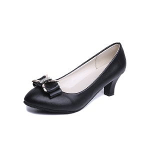 2022 otoño nuevos zapatos de mujer moda profesional tacones altos negro boca baja zapatos de trabajo cómodos 34-42 talla grande 40 Gao Jinjia LED