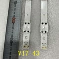 thumbnail image 3 of 4pcs LED strips for LG 43UJ6510 43LJ614V	43LV340C 43UJ670V 43UJ6565 43UV770M-UD 43UJ670V 43LV570M 43LV560H 43LV560H-UA 43UJ654T 43UJ651V  6916L-2867A  6916L-2867B  43" V17 2867 ART3 REV0.3, 3 of 6