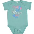 thumbnail image 3 of Inktastic Pink or Blue, Big Brother Loves You Footprints and Heart Boys Baby Bodysuit, 3 of 5