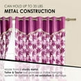 thumbnail image 3 of Tailor & Taylor 1 Inch Decorative Curtain Rod with Metal End Cap Finials, 96 inches Width Windows Rod with Y Style Bracket for Living Room, Kitchen and Windows, 3 of 6