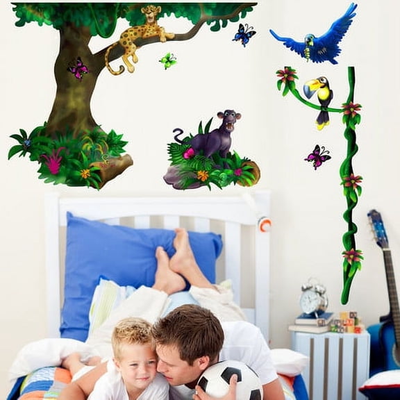 Wallhogs Jungle Multi-Pack Cutout Wall Decal