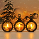 thumbnail image 4 of Suministros de decoración de Navidad led pequeña luz redonda linterna portátil regalo ventana decoración colgante Ormromra CPB-SSW172-3, 4 of 5