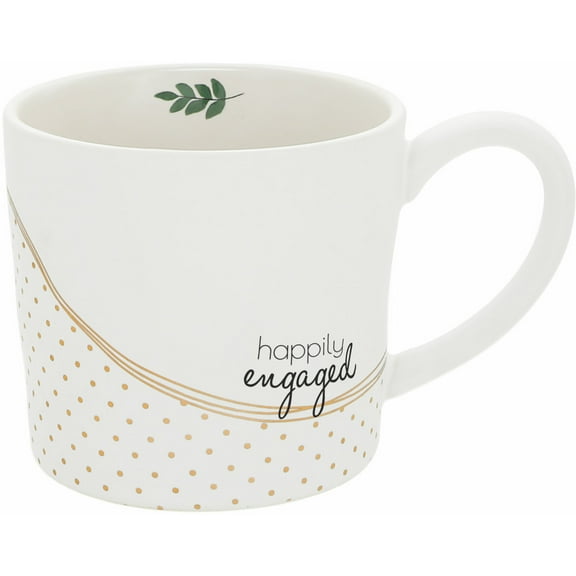 Pavilion Gift Company - Happily Engaged - 15 oz Cup