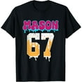thumbnail image 4 of Mason 67 Funny Ice Cream Drip Baseball Ice Cream Drip T-Shirt, 4 of 5