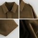 thumbnail image 4 of Chaqueta bomber Xunger de gamuza sintética para mujer, talla L, color beige, 4 of 4